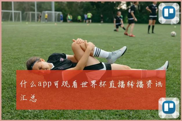 什么app可观看世界杯直播转播资讯汇总