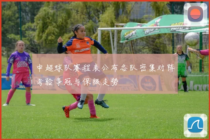中超球队赛程表公布各队密集对阵考验争冠与保级走势